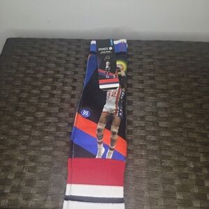 Stance Men's Basketball Graphic Socks - Red, Blue, Black